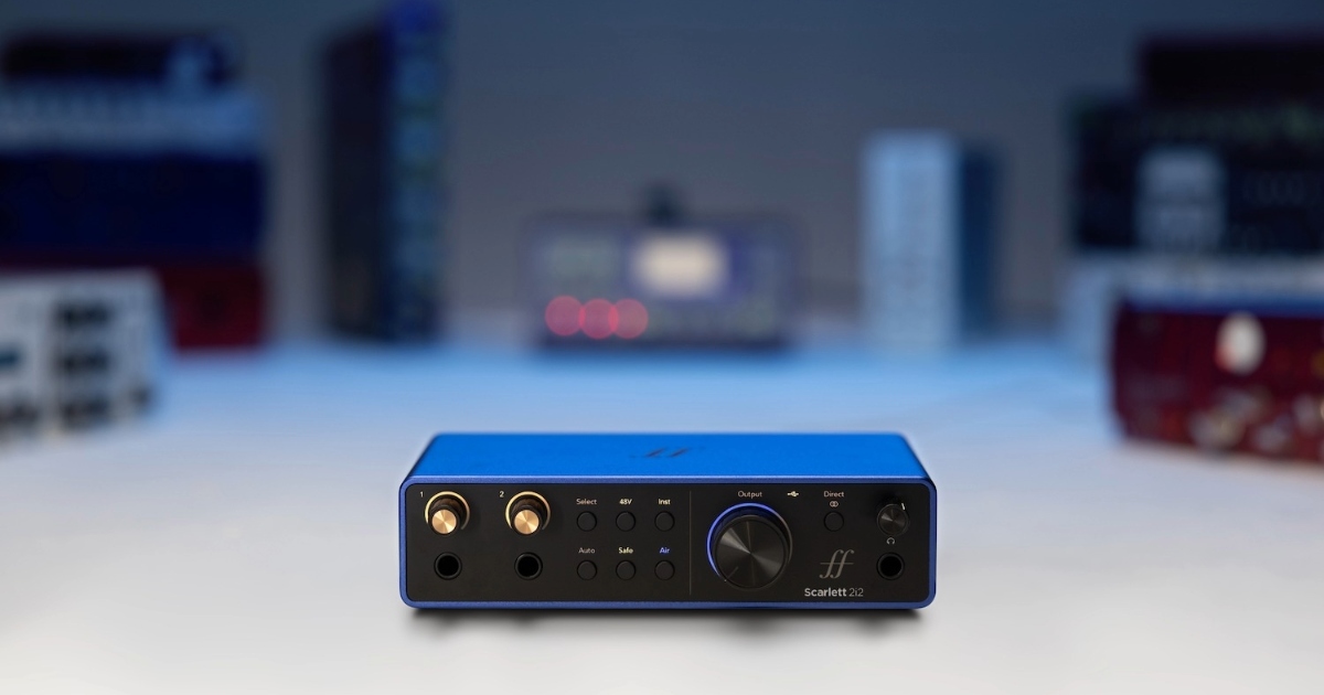 Легендарный Focusrite Scarlett 2i2 возвращается в эксклюзивном синем цвете ISA-blue — лимитированная юбилейная версия к 40-летию бренда уже в UPsound!